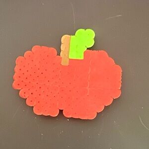 Teachers Red Apple Perler Bead magnet